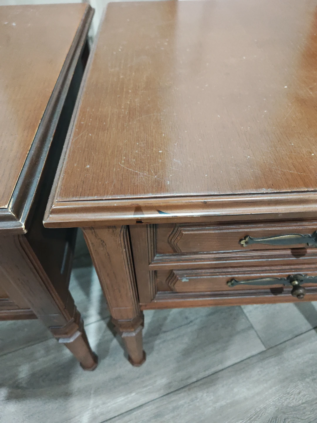 Vintage Wooden End Tables (Set of 2) - photo 3