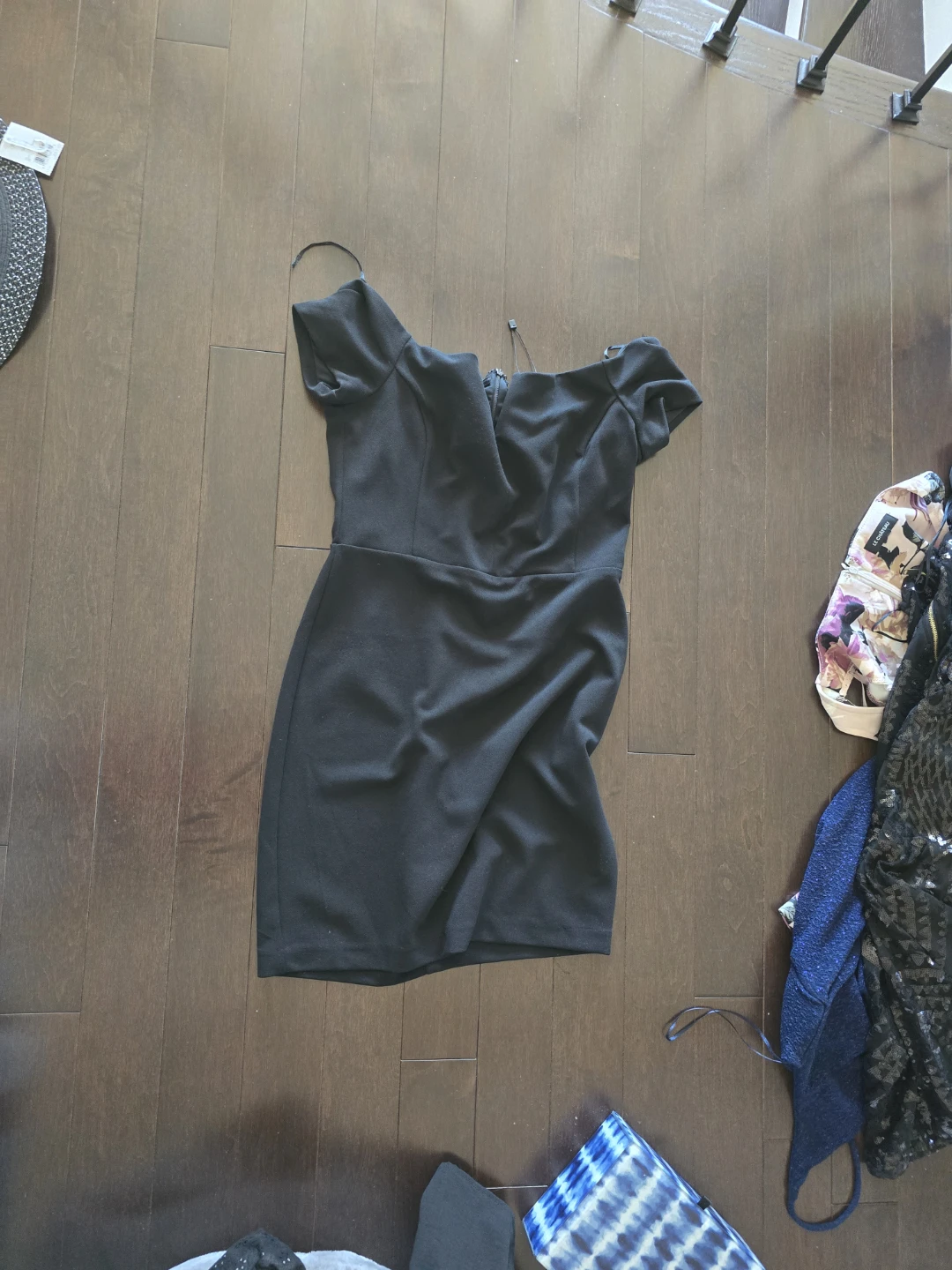 Black Off-the-Shoulder Dress