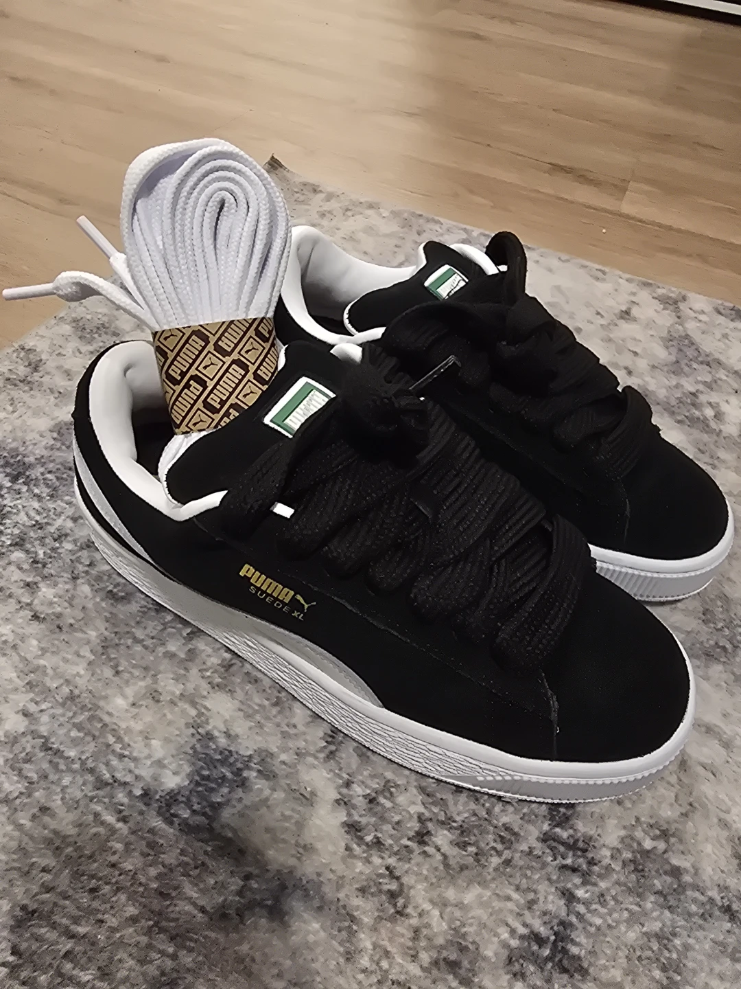 Puma Suede XL Black Sneakers