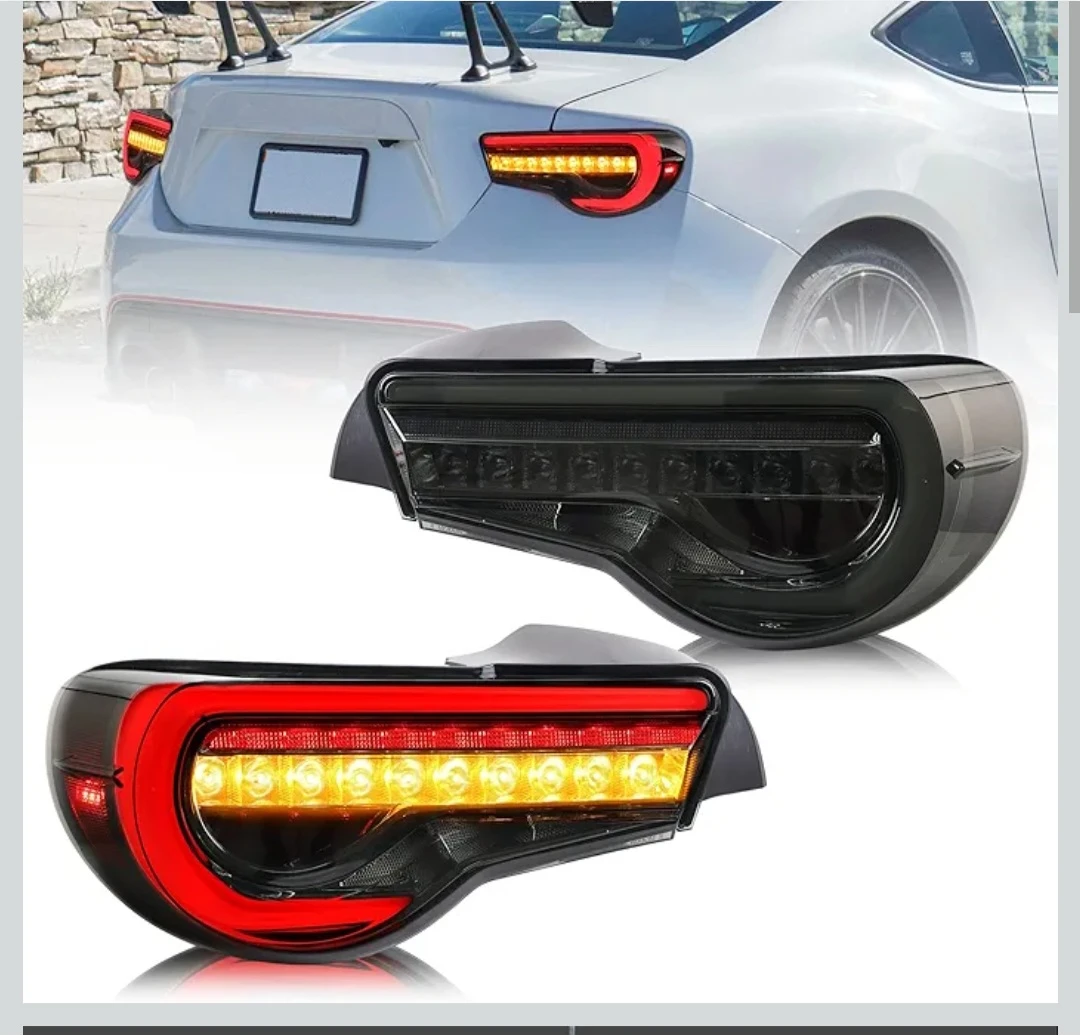 VLAND Led Taillights with Sequential Turn Signal, Smoked Style