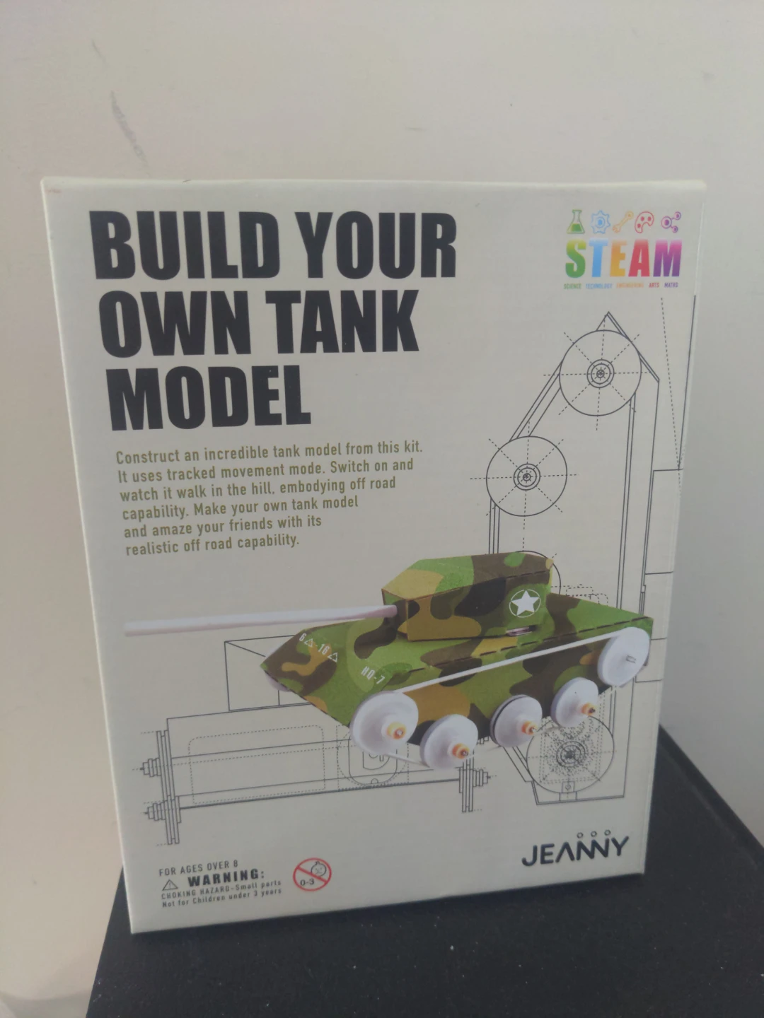 JEANNY Build Your Own Tank Model STEM Kit