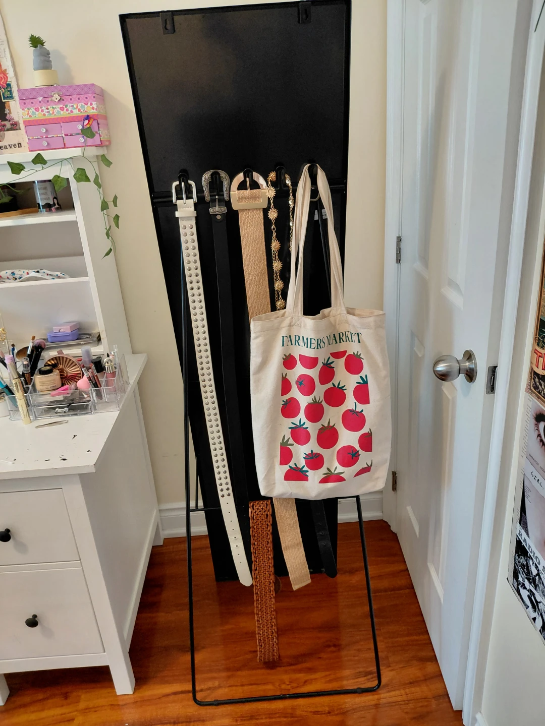 Full Length Standing Mirror with Black Frame - photo 2