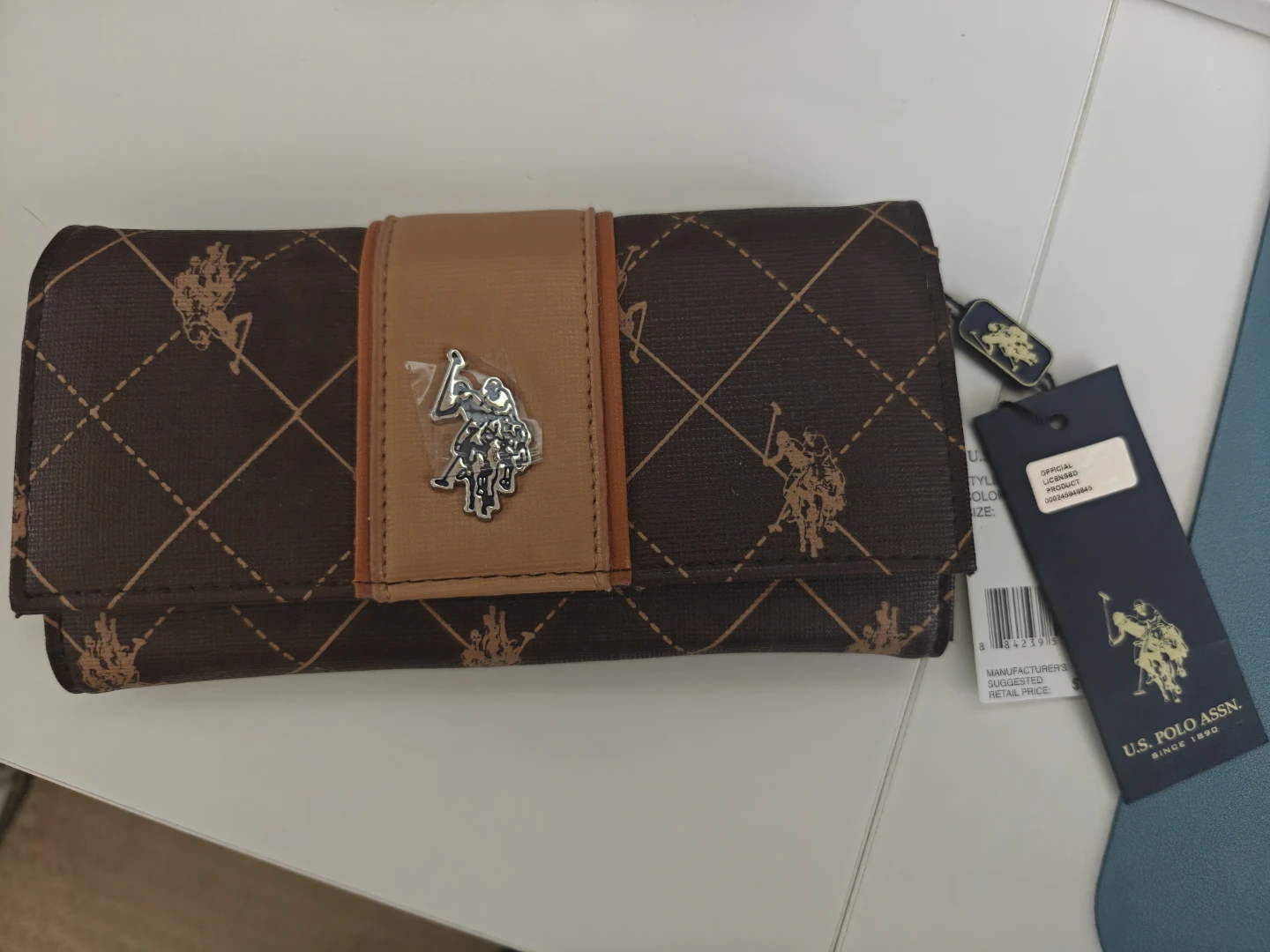 U.S. Polo Assn. Women's Wallet - Chocolate