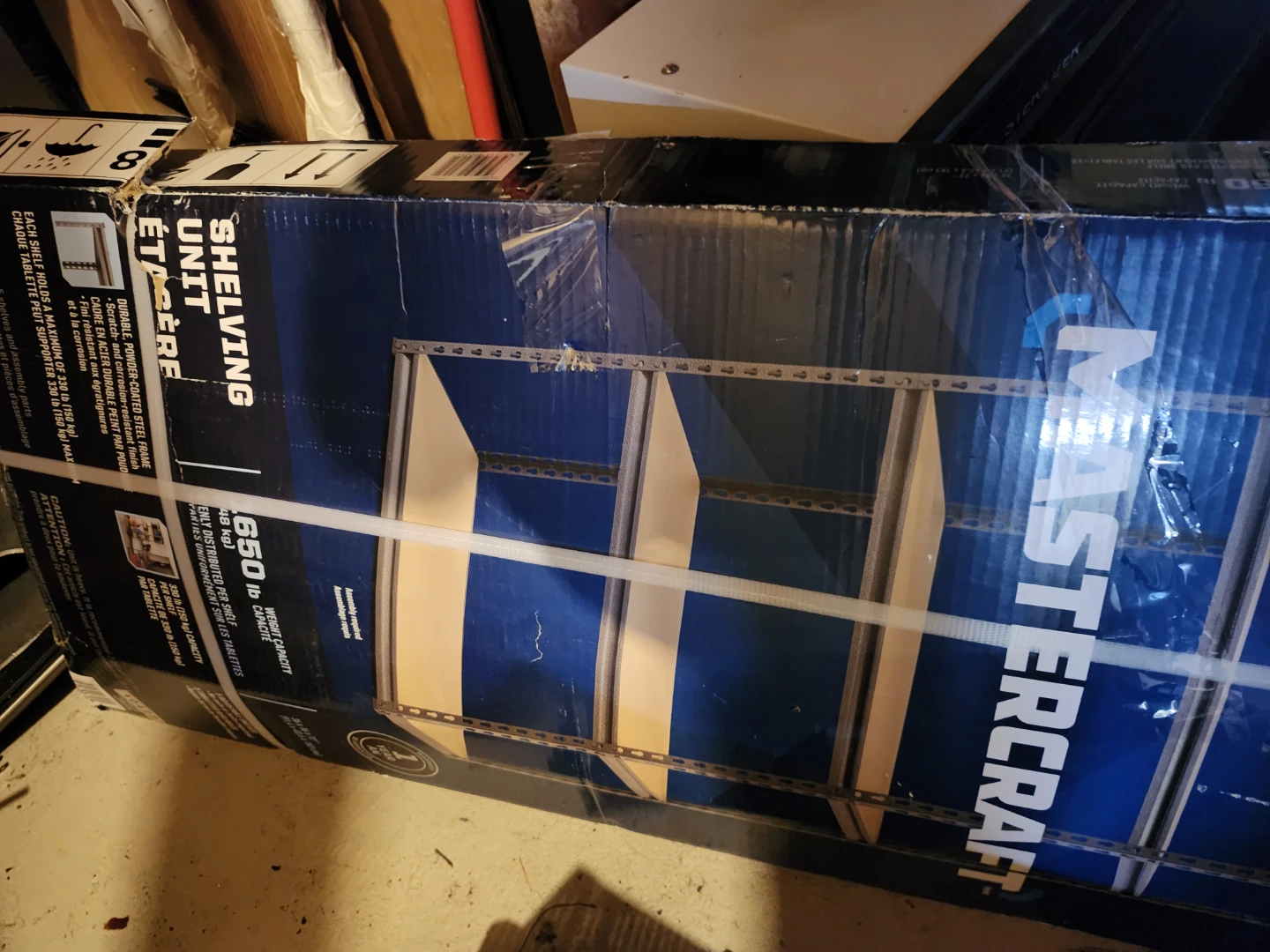 Mastercraft Shelving Unit brand new in the box