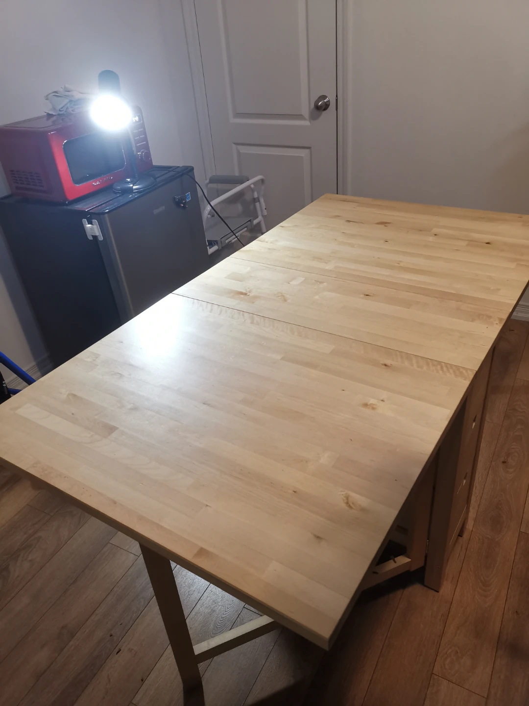 Foldable Wooden Table with Drawers - photo 2