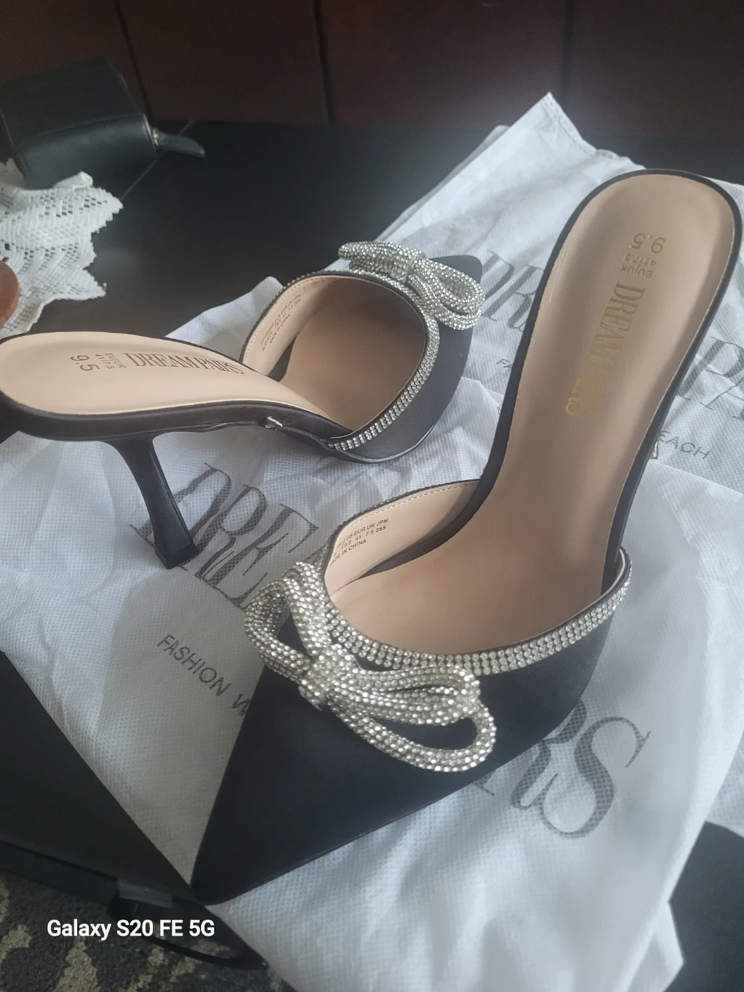 Dream Pairs Women's Black Mules Heels Size 9.5 - photo 4