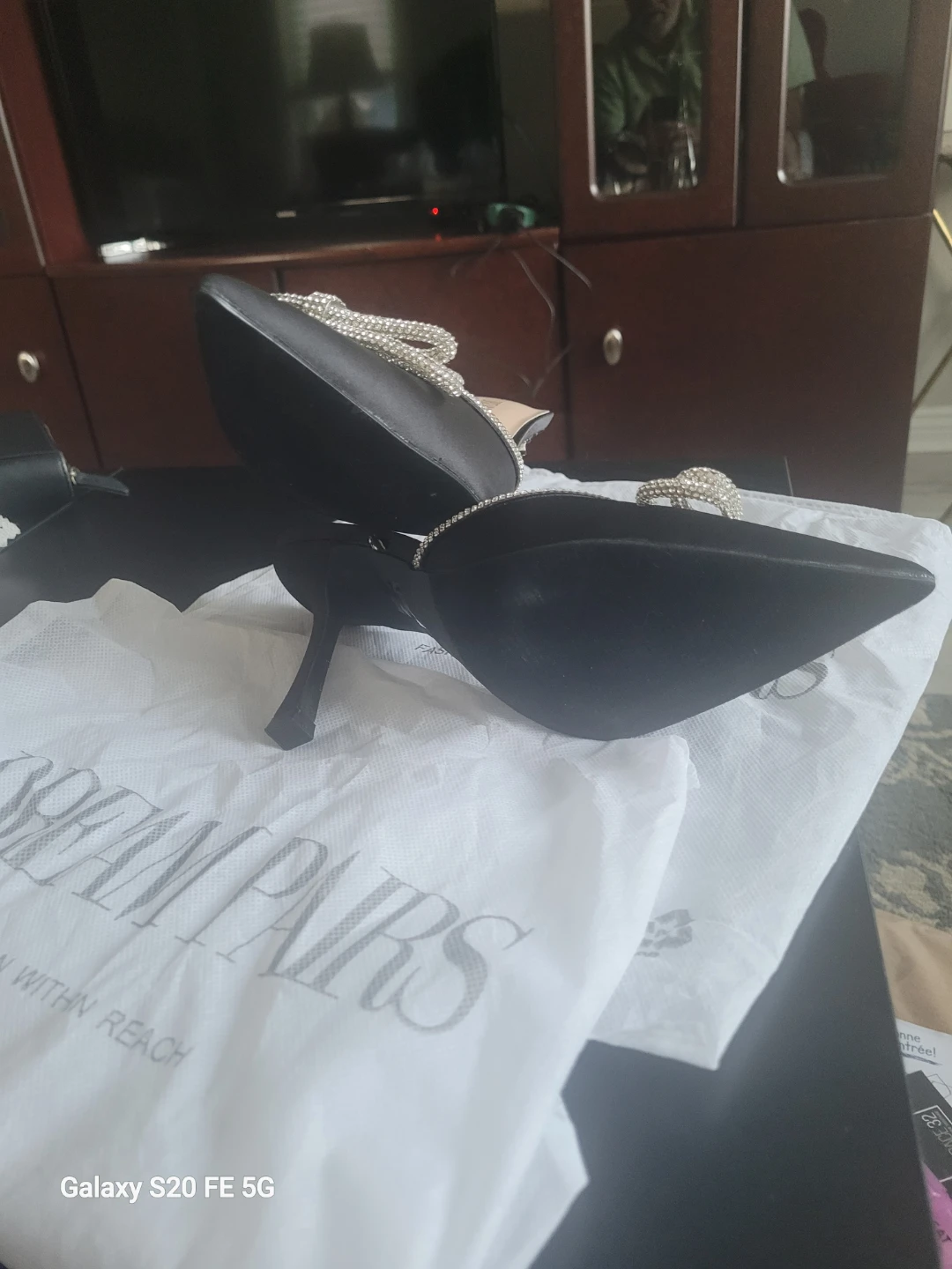 Dream Pairs Women's Black Mules Heels Size 9.5 - photo 5