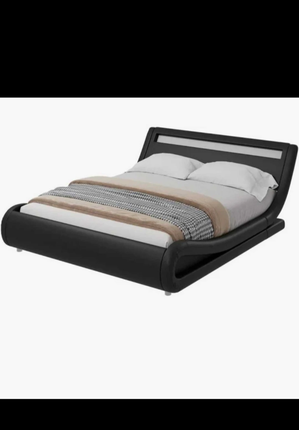 Queen sized bed and mattress