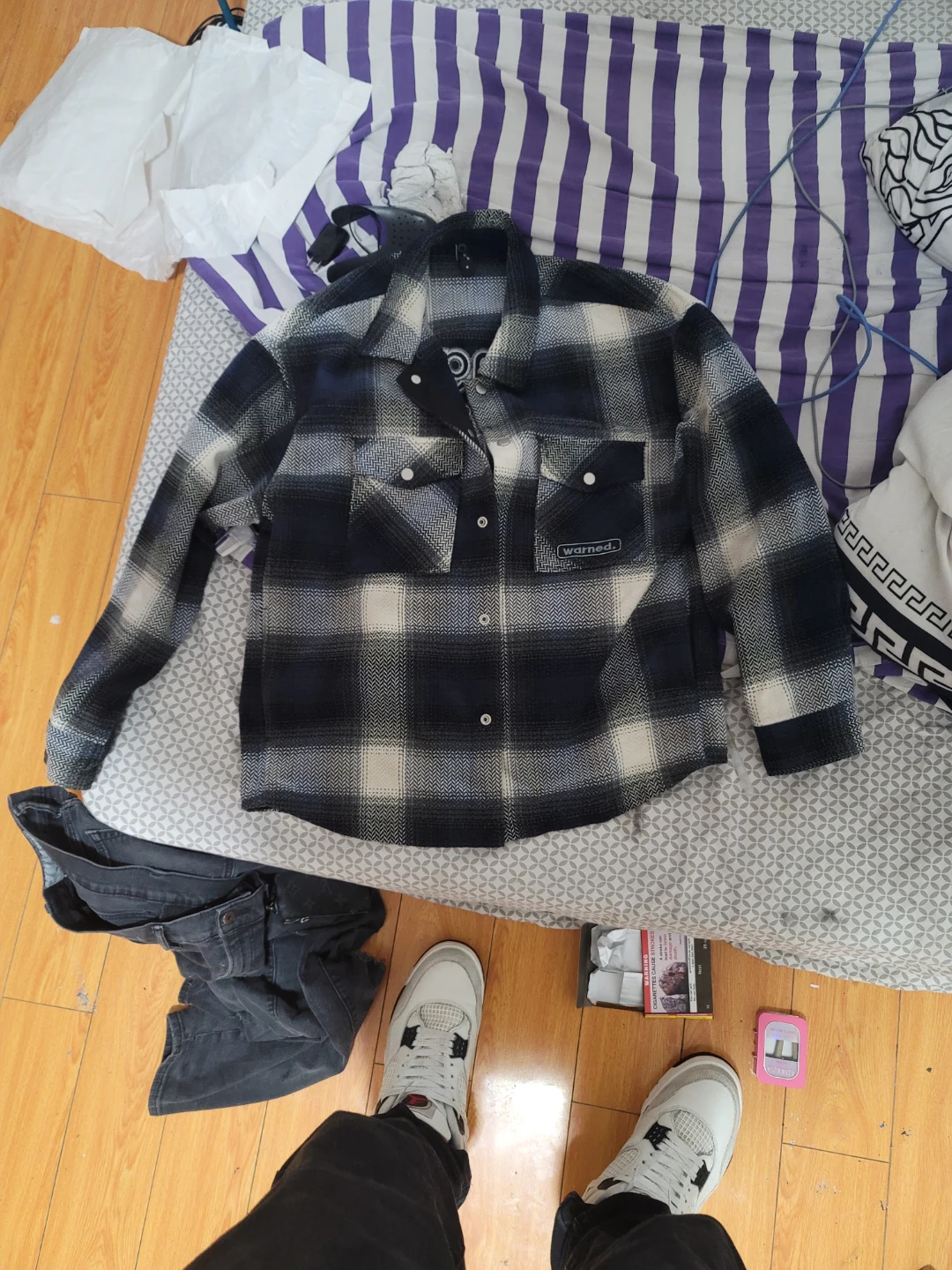 LEIBANG.NEW DESIGN Plaid Flannel Shirt