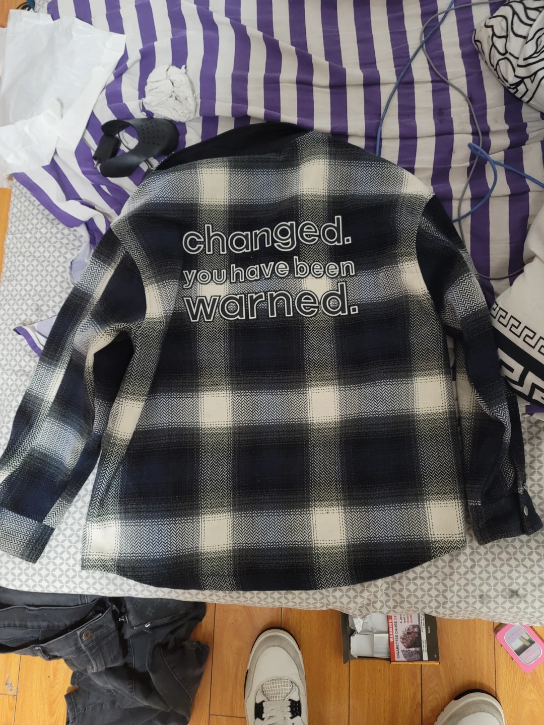 LEIBANG.NEW DESIGN Plaid Flannel Shirt - photo 3