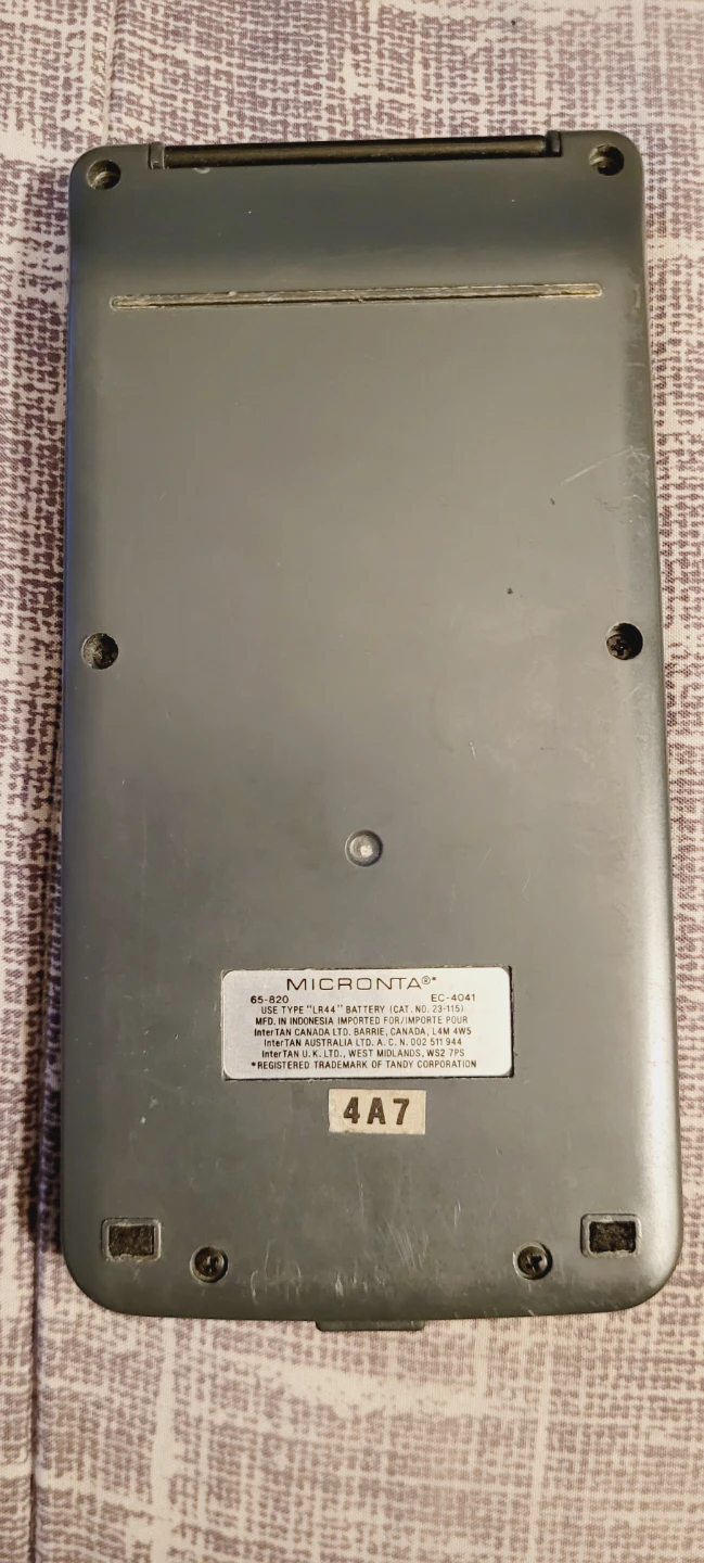 Micronta Direct Algebraic Entry 10+2 Digit Scientific Calculator - photo 4