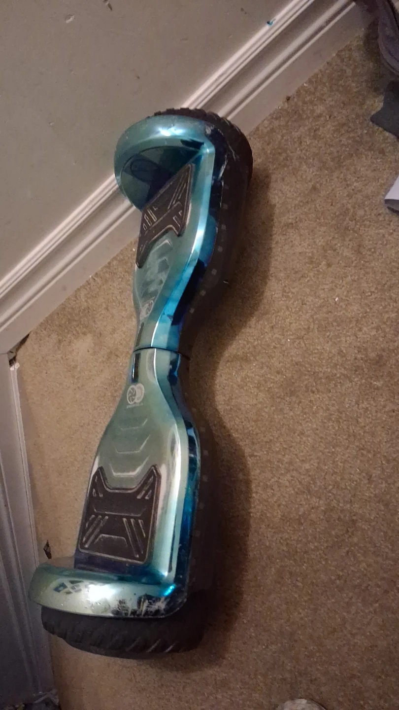 Metallic Blue Hoverboard