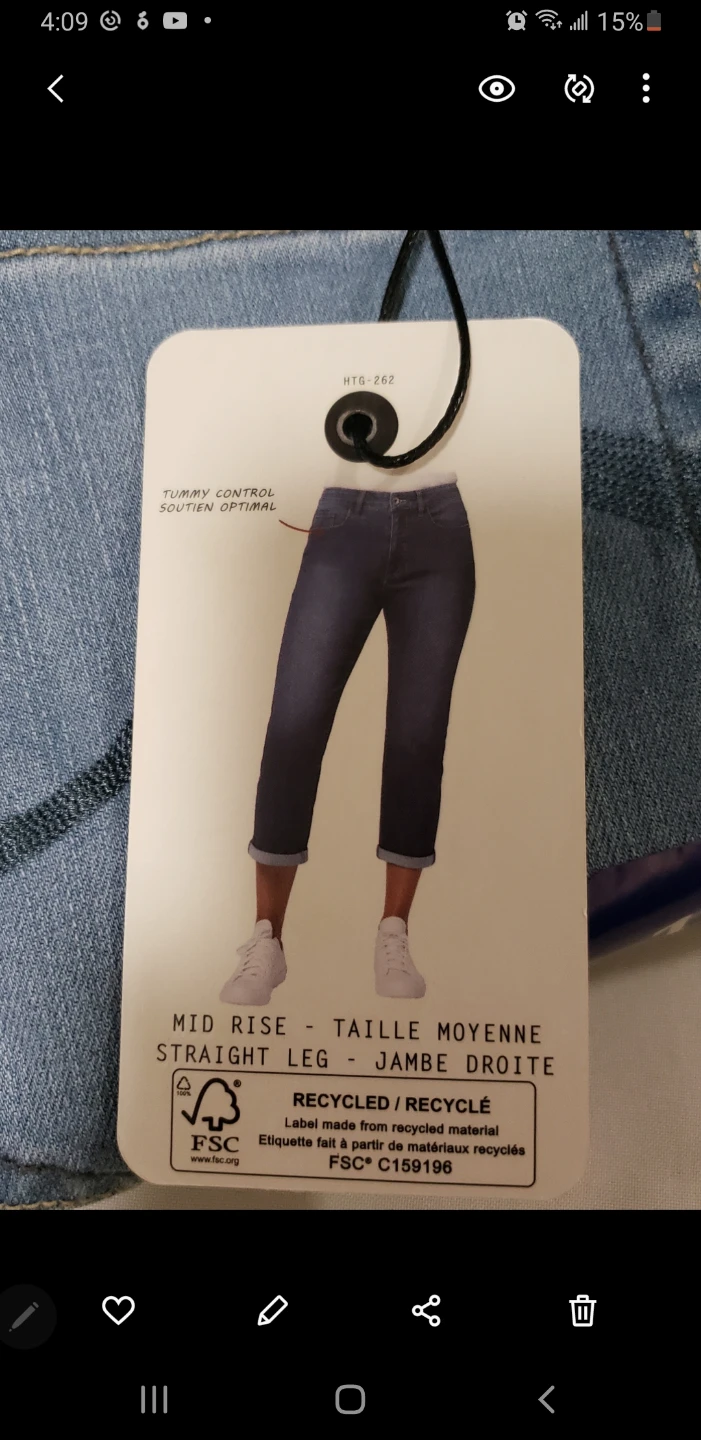 Brand new Santana MID Rise Jeans Size 16
