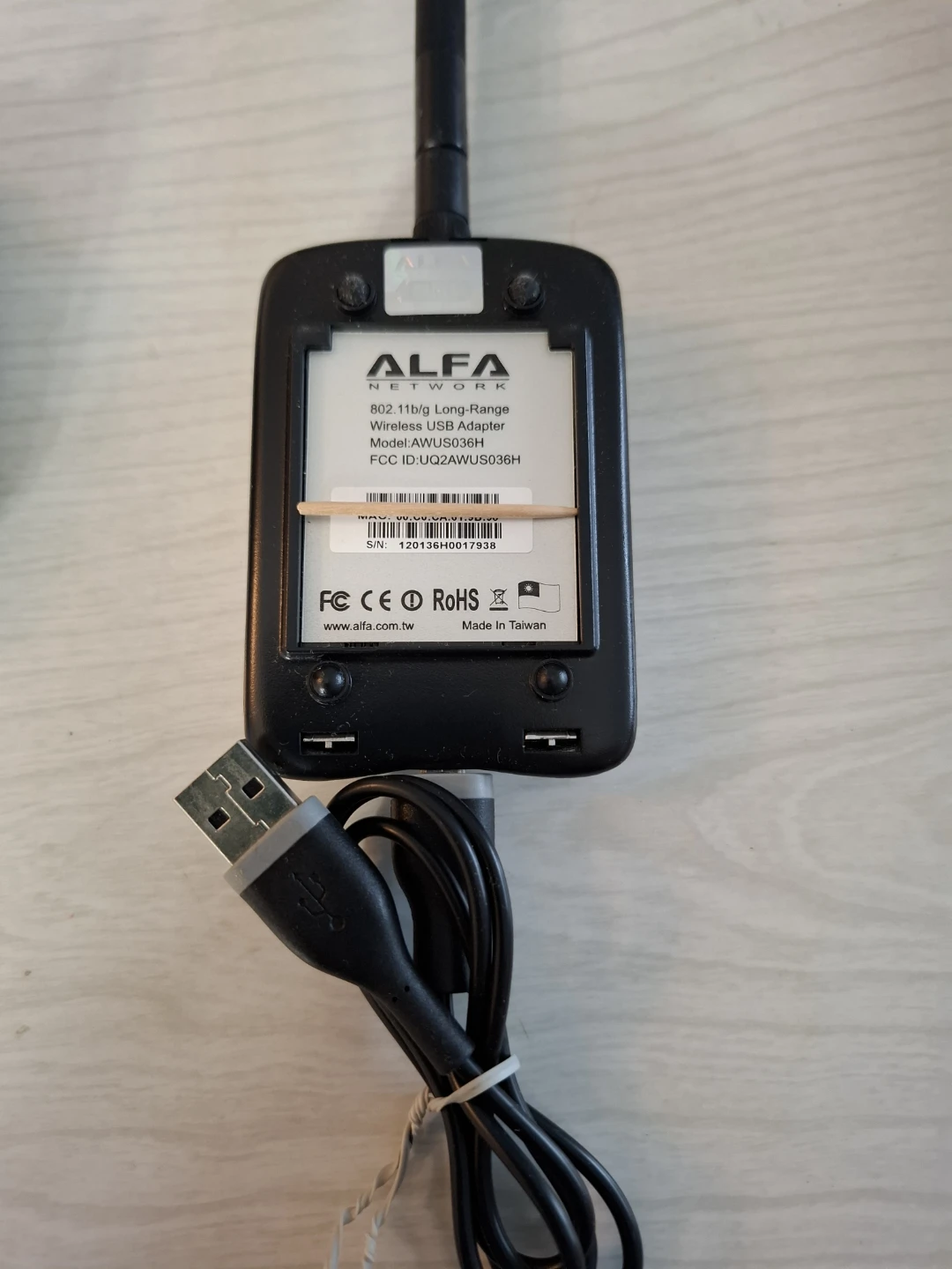 Alfa Network AWUS036H Wireless USB Adapter - photo 2