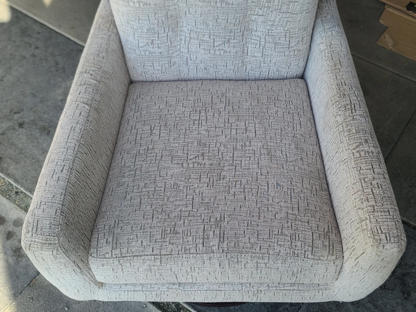 Swivel Armchair with Fabric Upholstery - photo 2