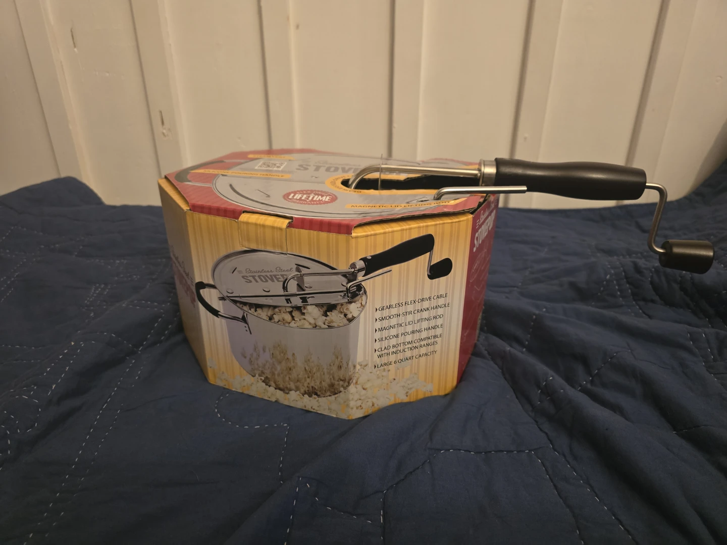 Stovepop Stainless Steel Popcorn Popper - photo 3