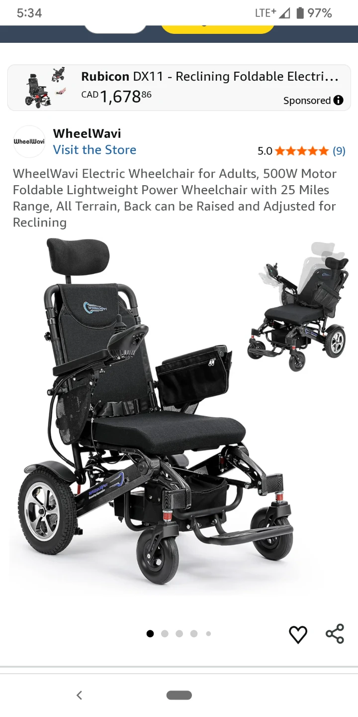 Free Delivery!! Electric Powered Wheelchair (Brand New In Box)