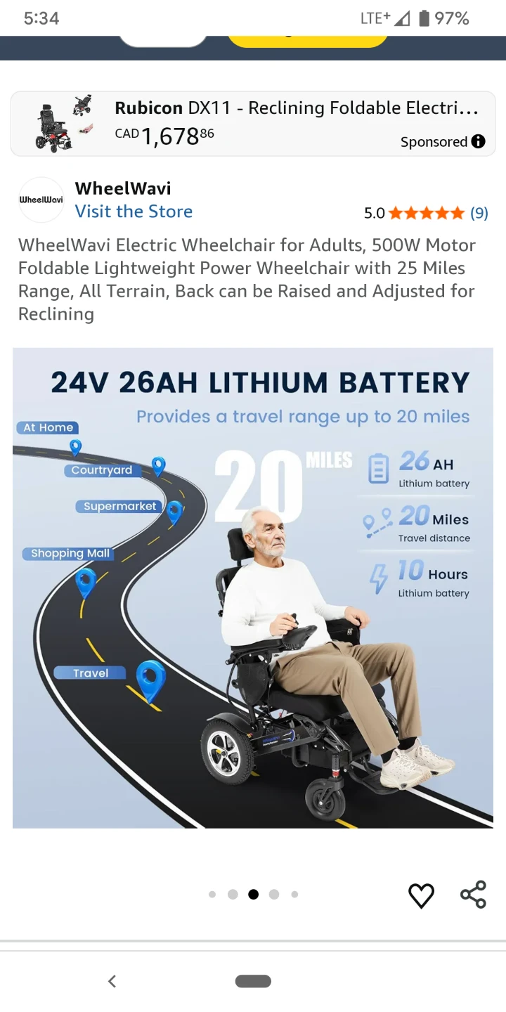 Free Delivery!! Electric Powered Wheelchair (Brand New In Box) - photo 2