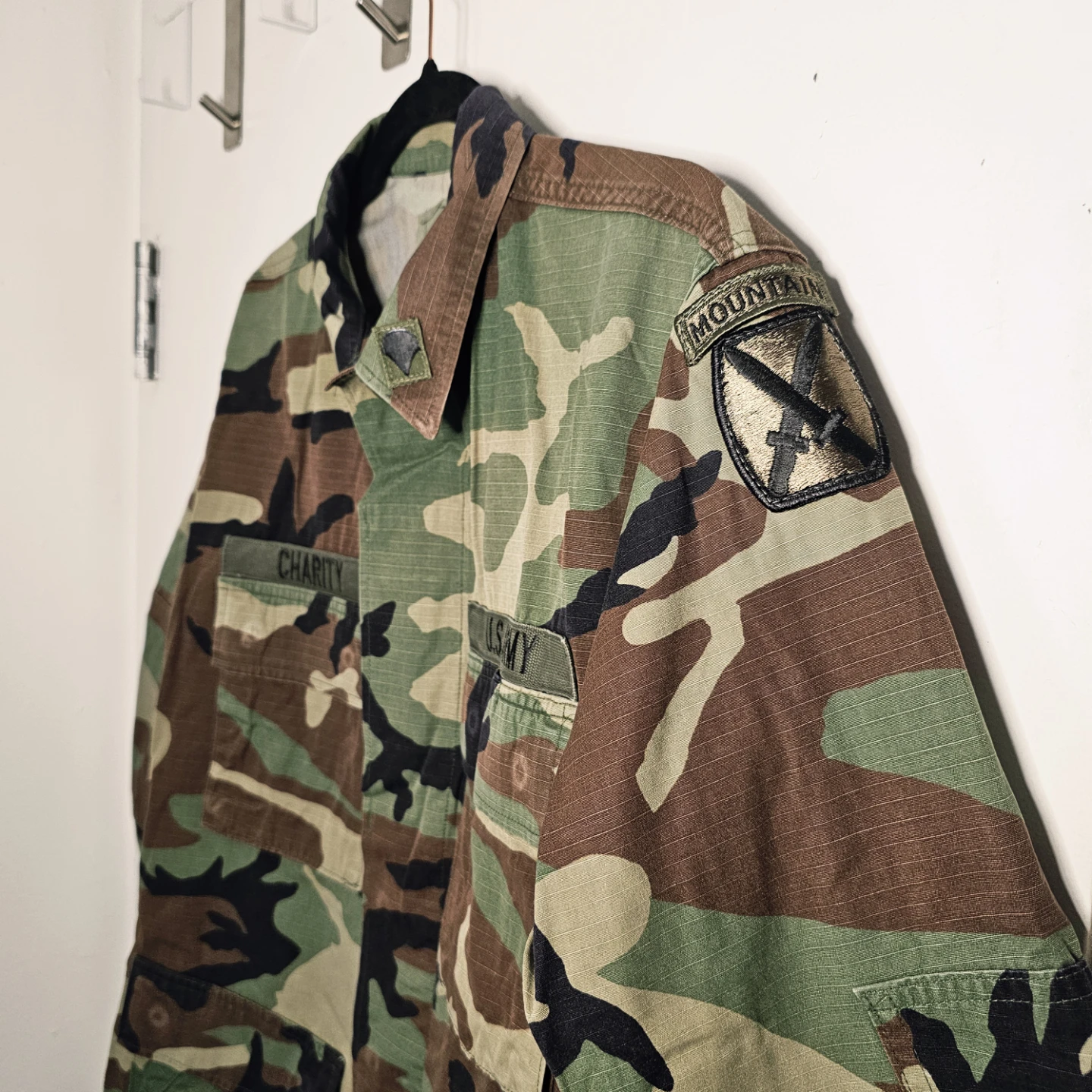 Vintage U.S. Army Woodland Camo BDU Jacket Small - photo 3
