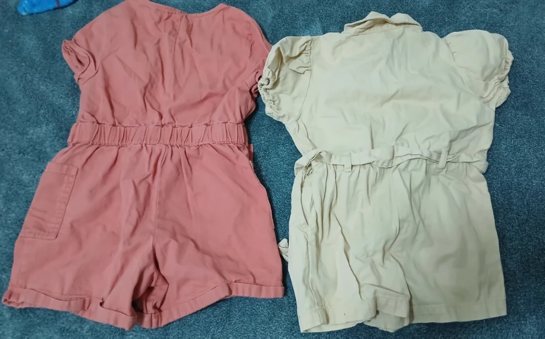 Old Navy Girls' Size 5  Button-Front Romper - photo 2
