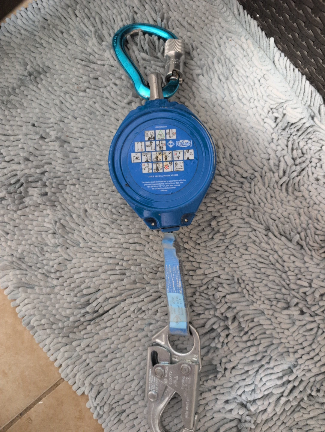IKAR Ultra-Safe Retractable Fall Arrestor HWB3.5/US-HPS11 11 ft