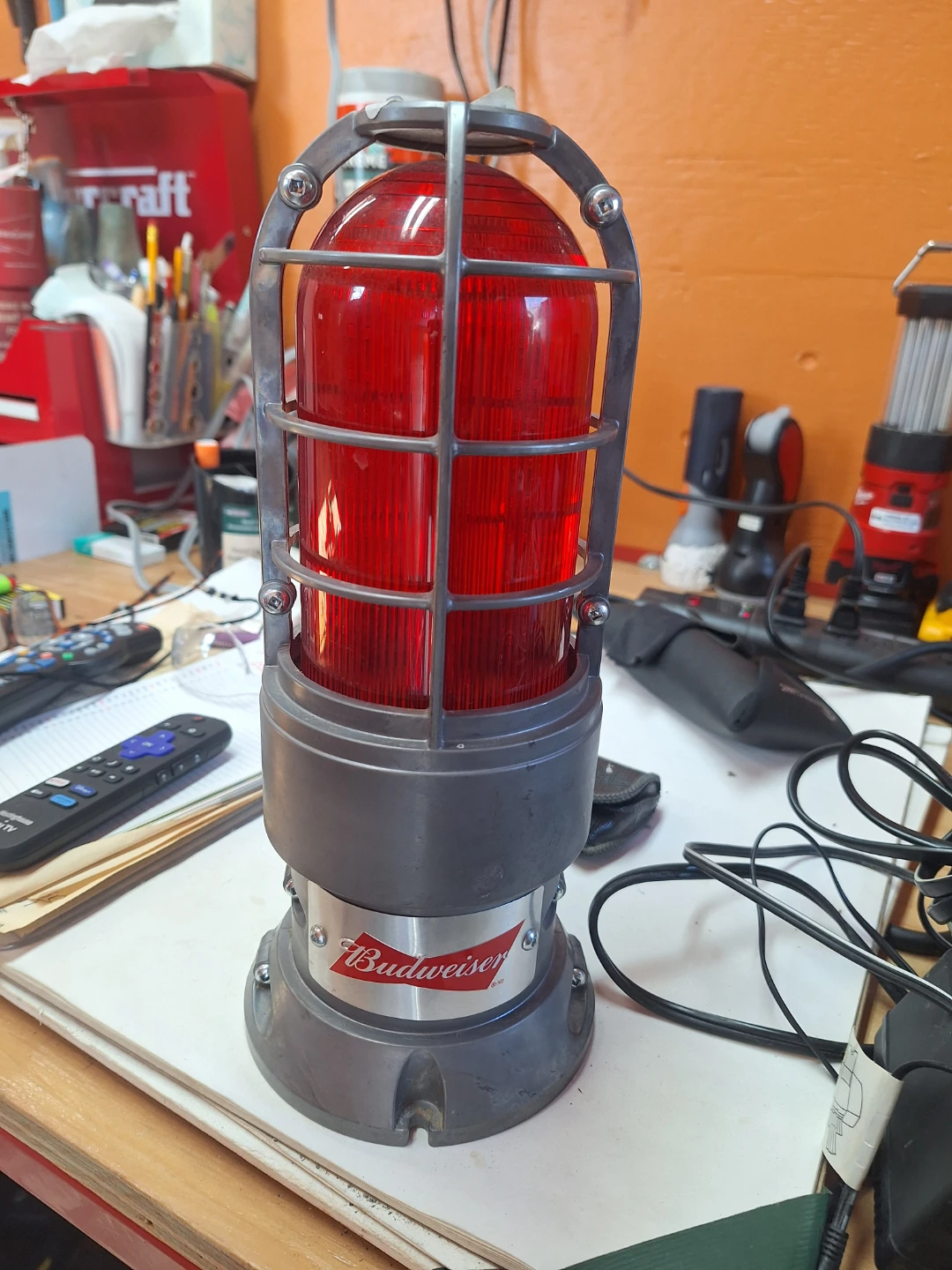 Budweiser Red Beacon Light