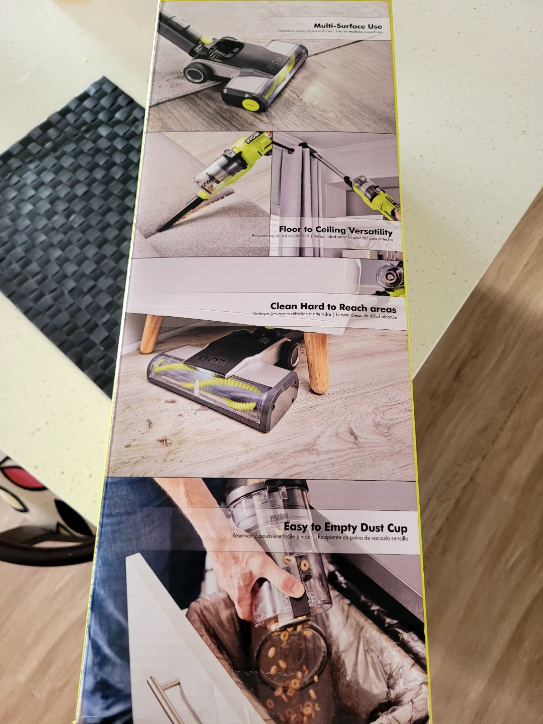 RYOBI ONE+ 18V Cordless Stick Vacuum Cleaner Kit - photo 3