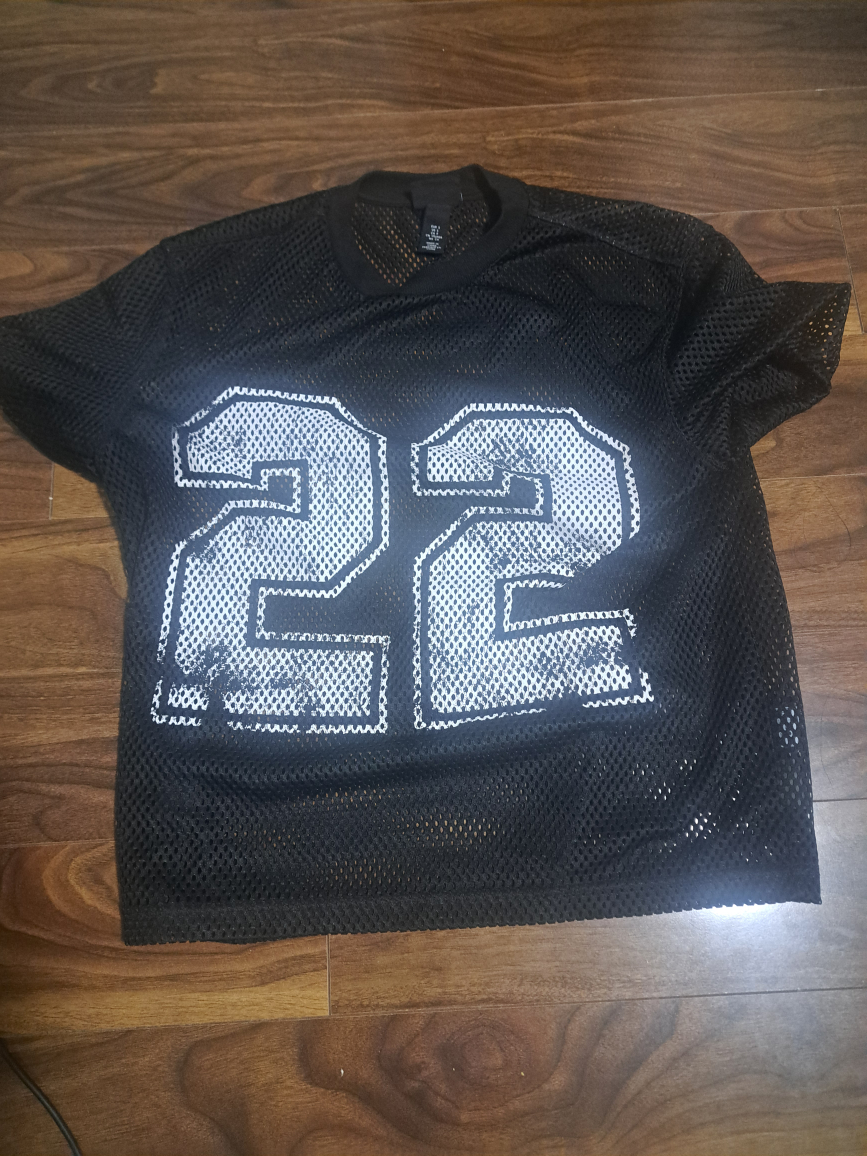 Black Mesh Jersey "22"
