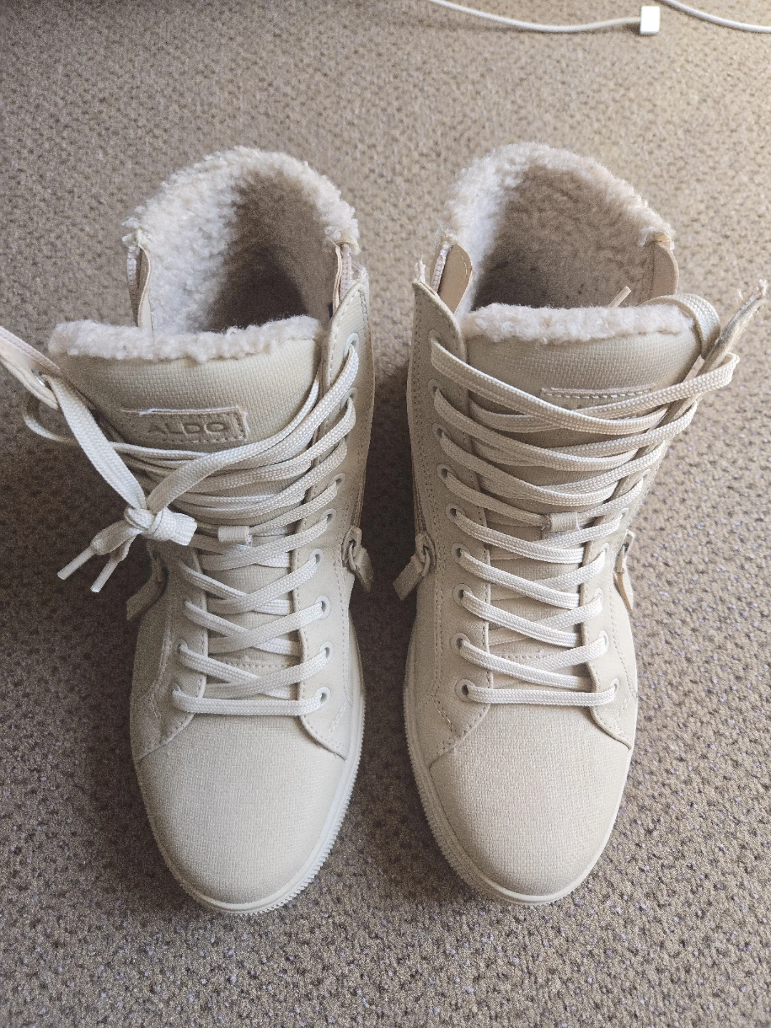 ALDO Unisex Winter-Top Sneakers - Beige