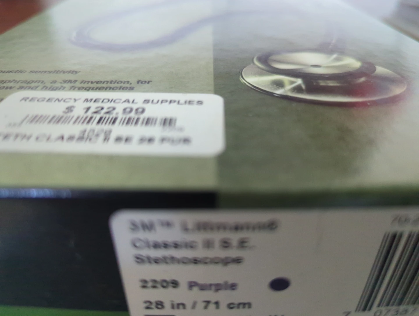 3M Littmann Classic II S.E. Stethoscope - Purple - photo 2