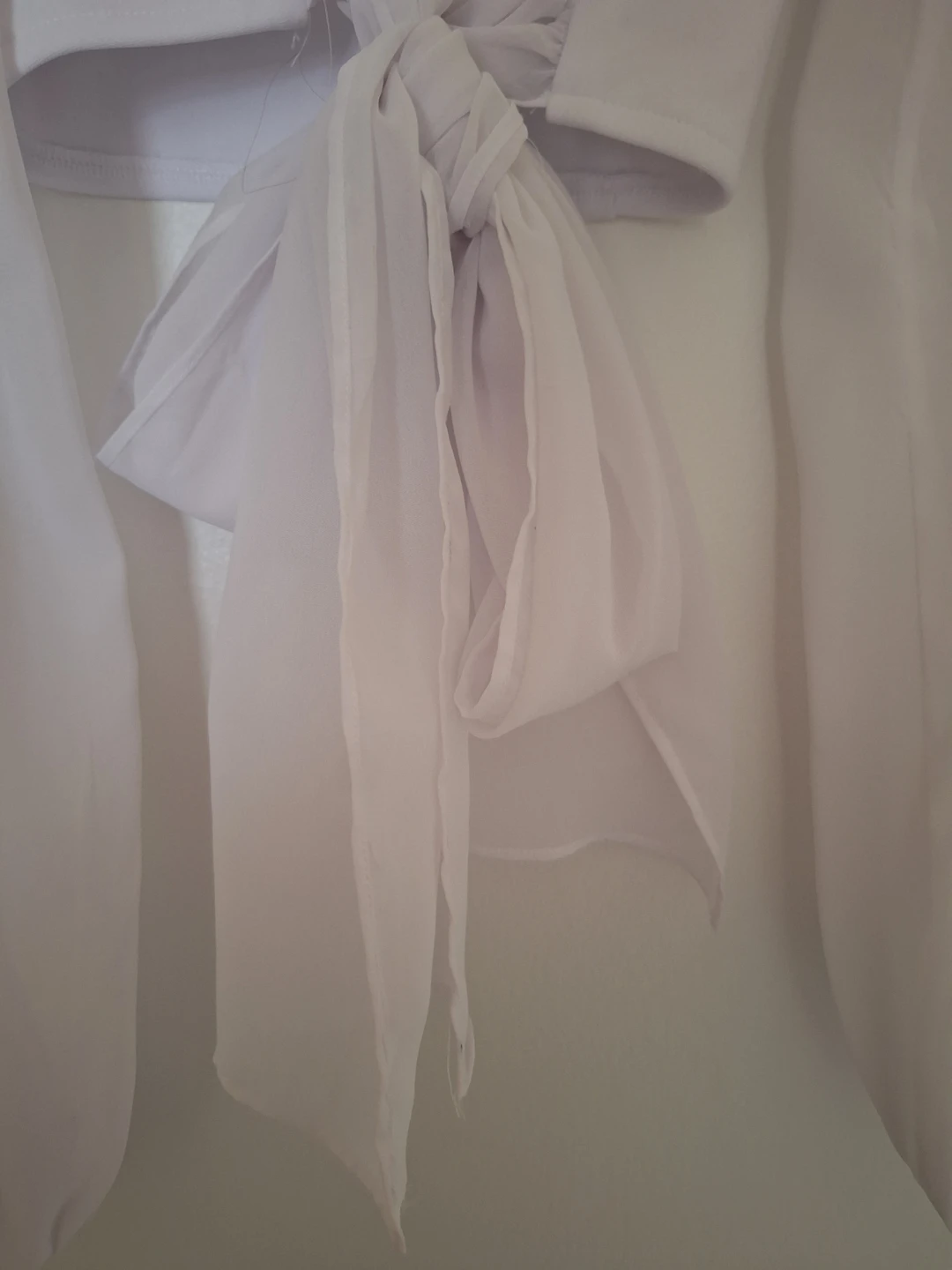 Akira White Sheer Sleeve Blouse - photo 4