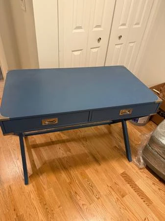 Blue Writing Desk