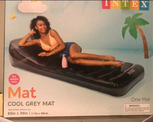 Intex Cool Grey Mat - 83in x 39in