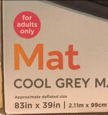 Intex Cool Grey Mat - 83in x 39in - photo 2