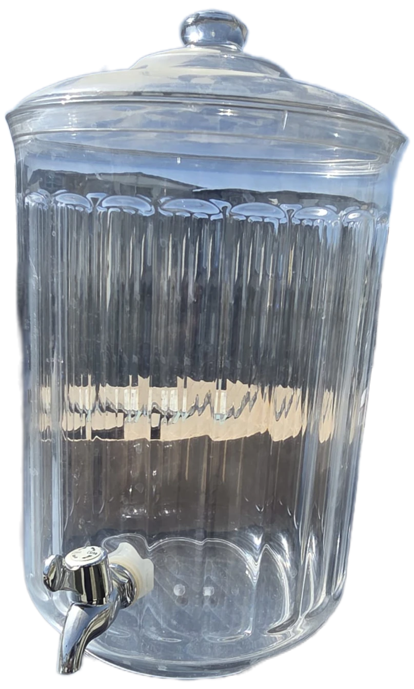 Clear Glass Drink Dispenser - photo 2