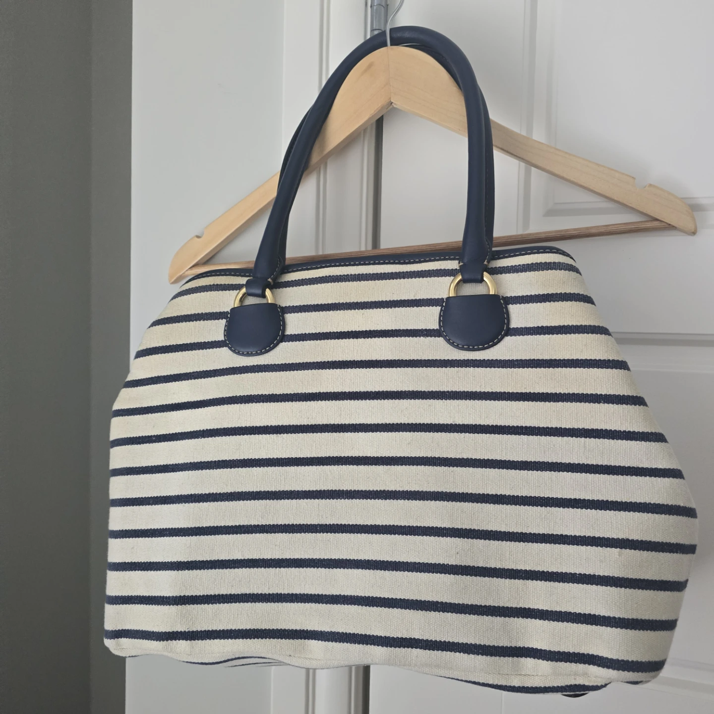 Lauren Ralph Lauren Striped Tote Bag