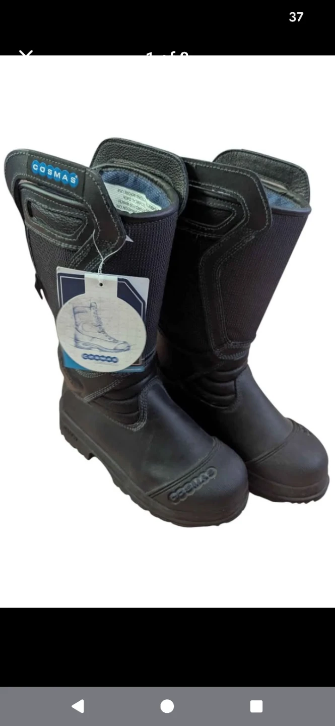 READ AD: NEW COSMAS firefighting boots Gore crosstech REG $200+ - photo 2