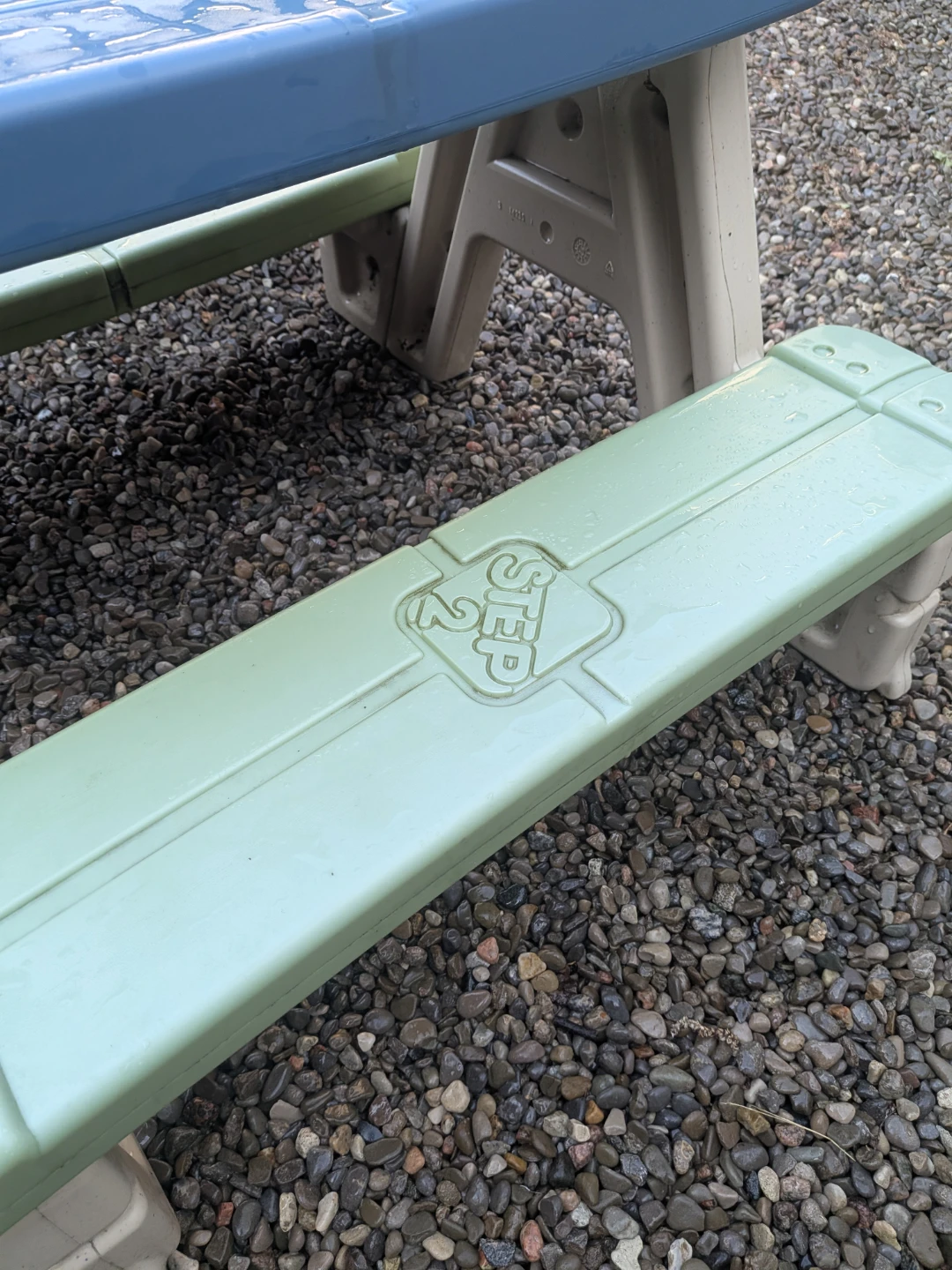 Step2 Kids Picnic Table with Attached Benches - photo 4