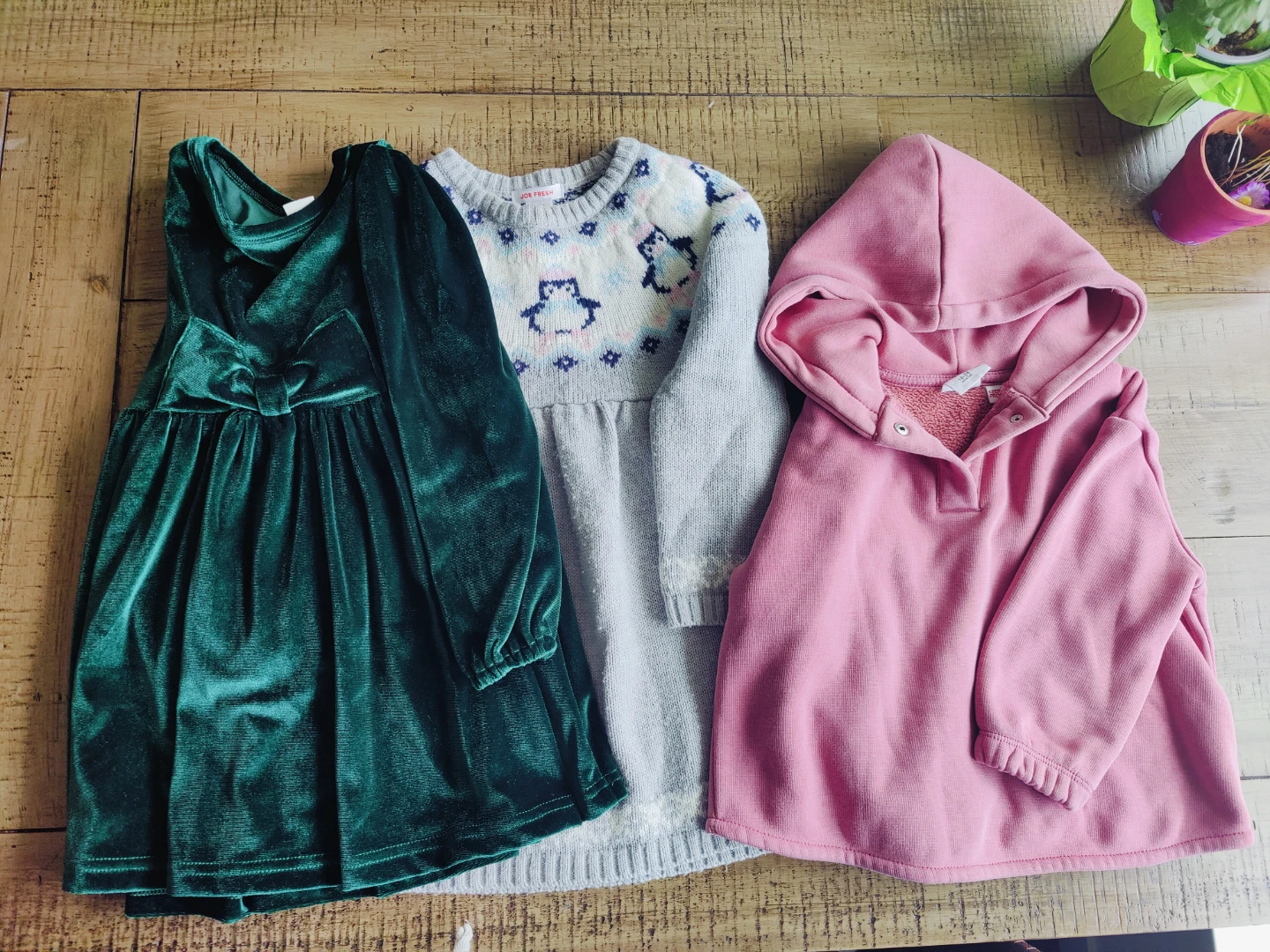 Girls Dresses and Hoodie Bundle