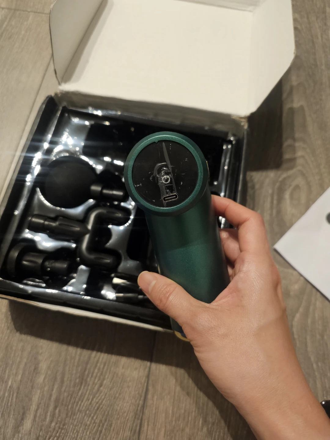 Massage Gun with Attachments and User Manual - photo 4