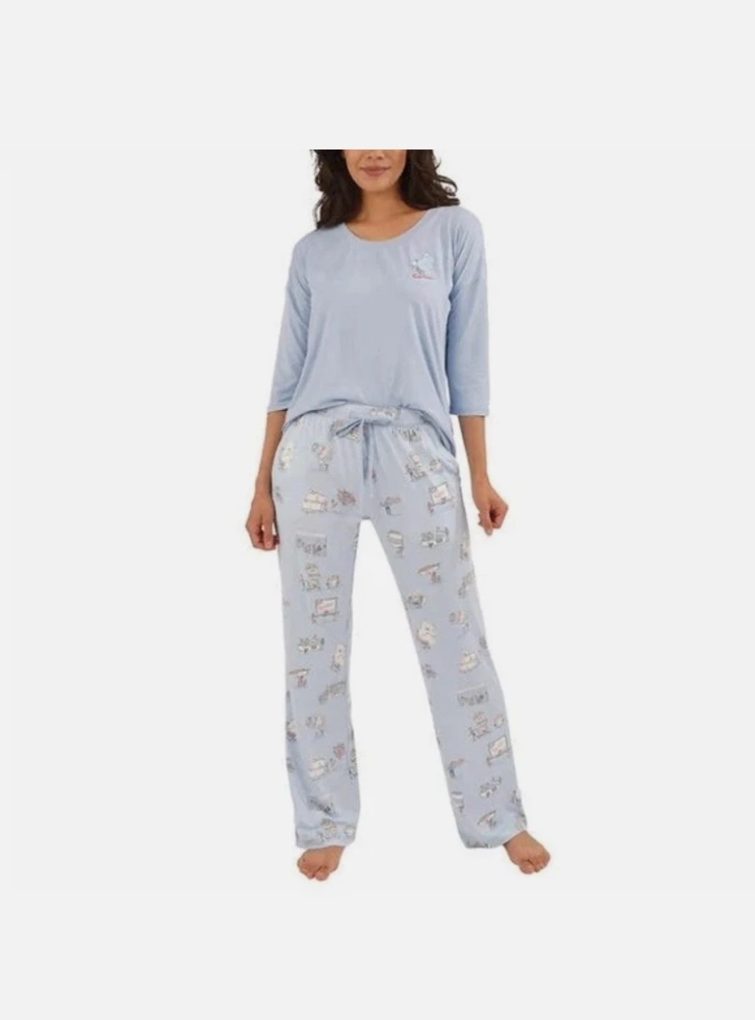 NWT Munki Munki Ladies 3 Piece Pajama Set - photo 3