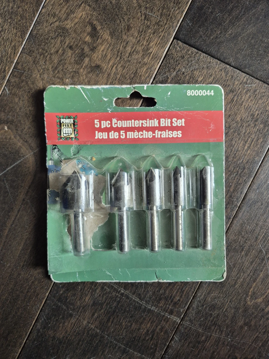 Power Fist 5 pc Countersink Bit Set