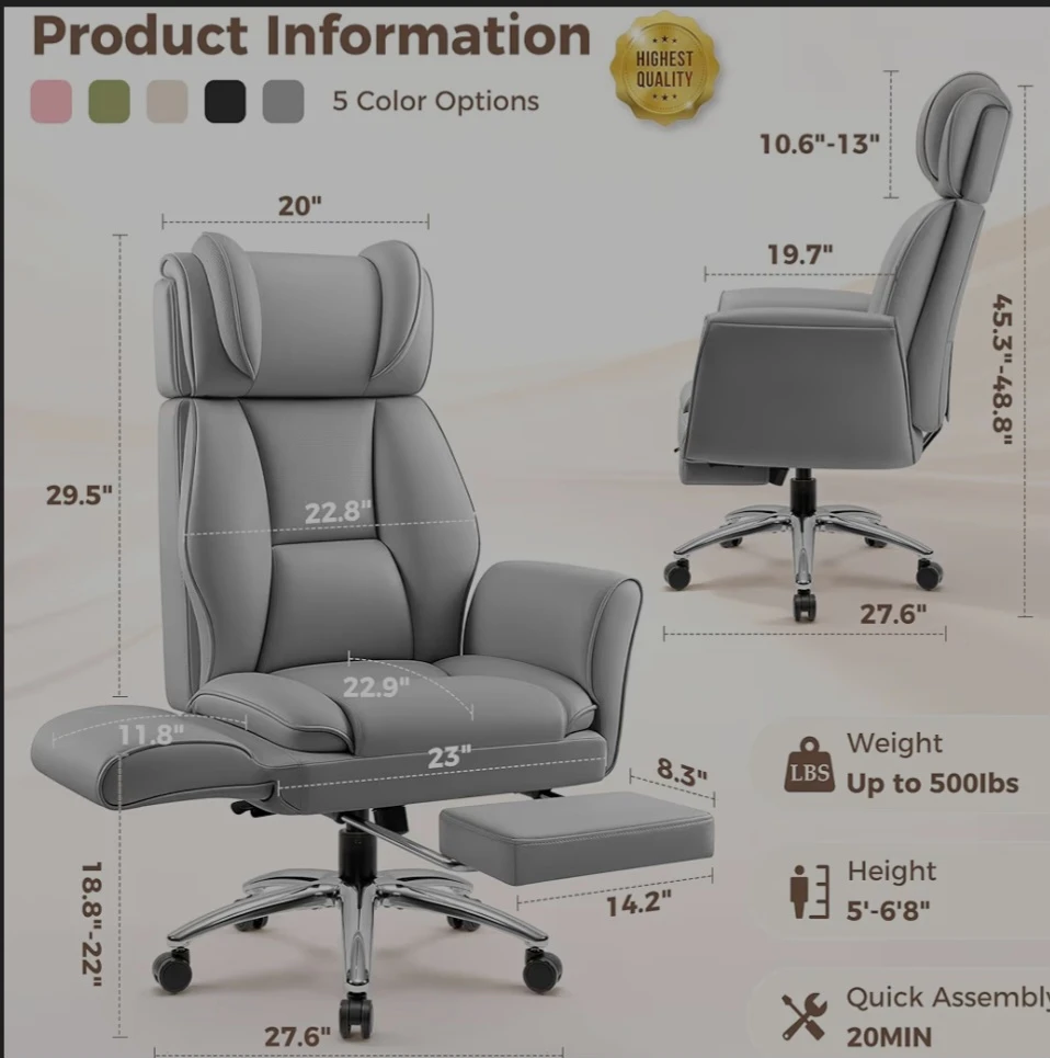 Big and Tall Office Chair - photo 3