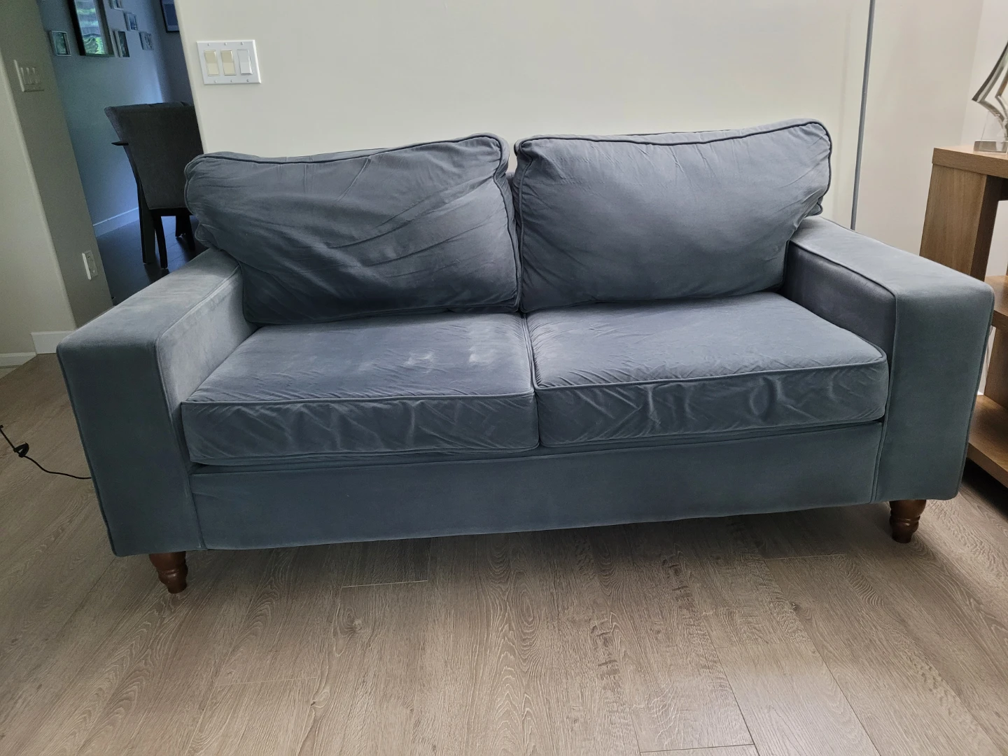 Grey 2-Seater Sofa - photo 3