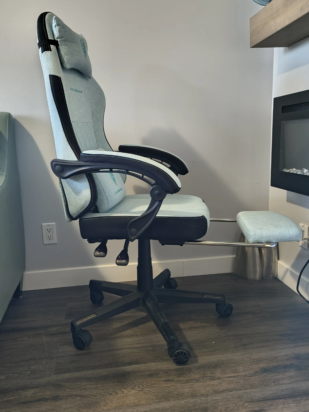 DOWINX Gaming Chair - Aqua Fabric - photo 4
