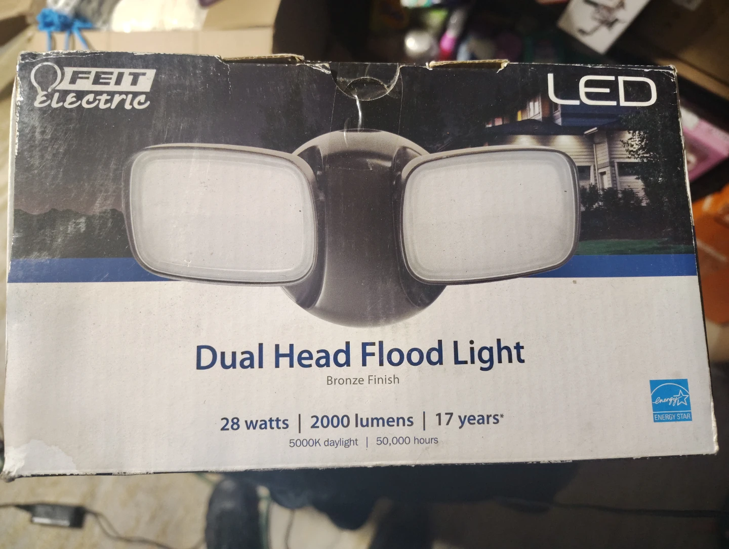 FEIT ELECTRIC Dual Head LED Flood Light