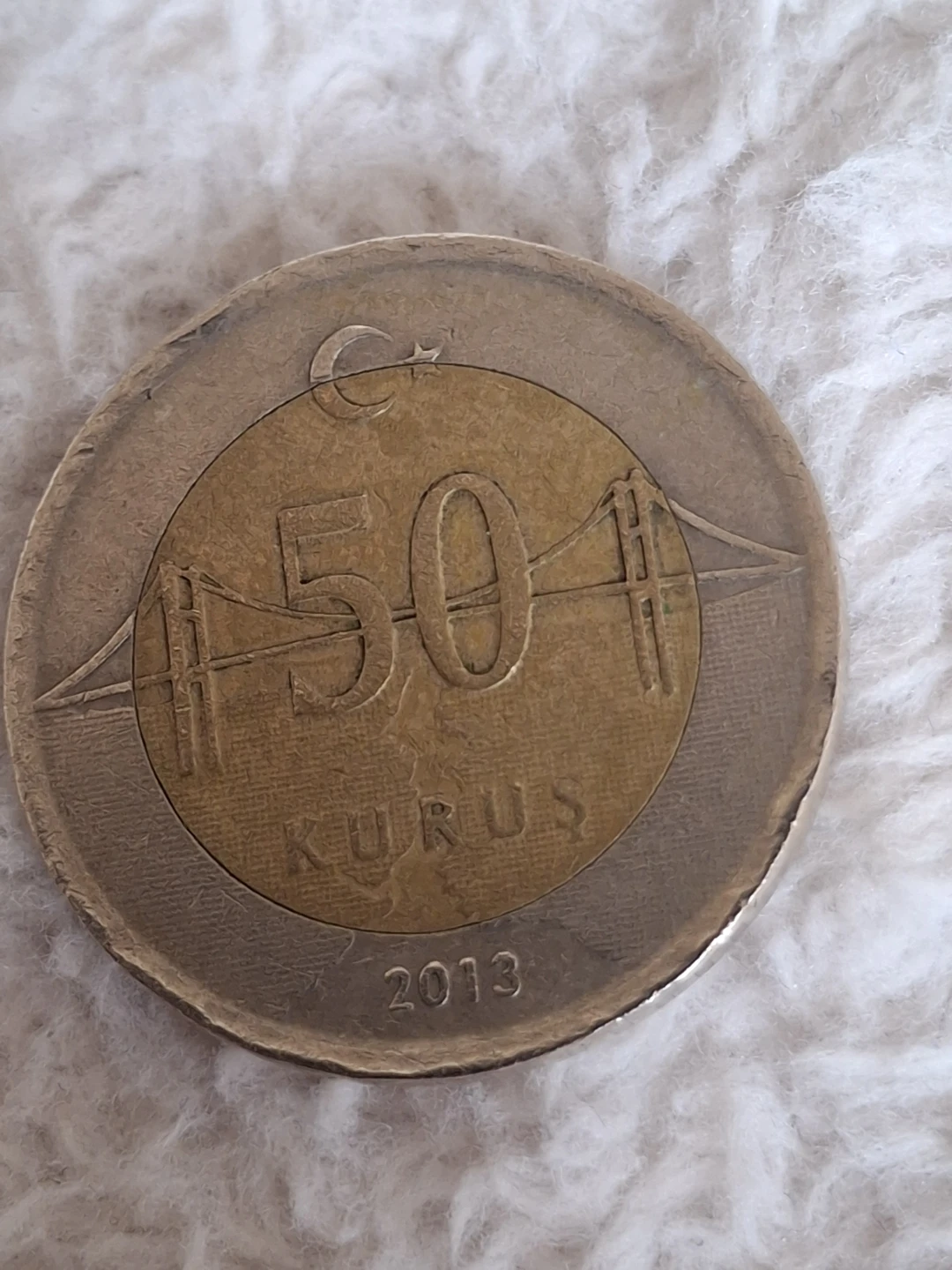 Turkey 50 Kuruş Coin - photo 2