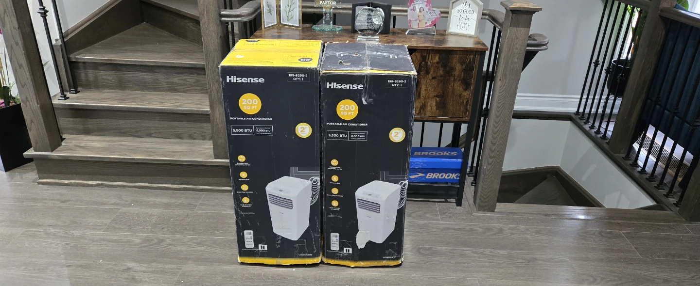 2 Hisense Portable air Conditioners. Like New. ($290 Ea) - photo 2