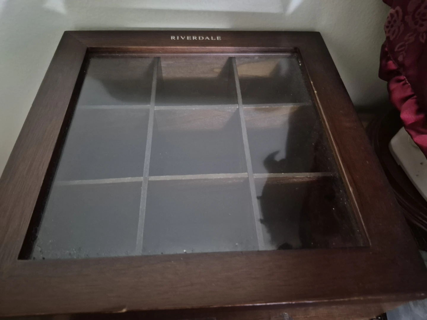 Riverdale Wooden Tea Box with 9 Compartments - photo 3