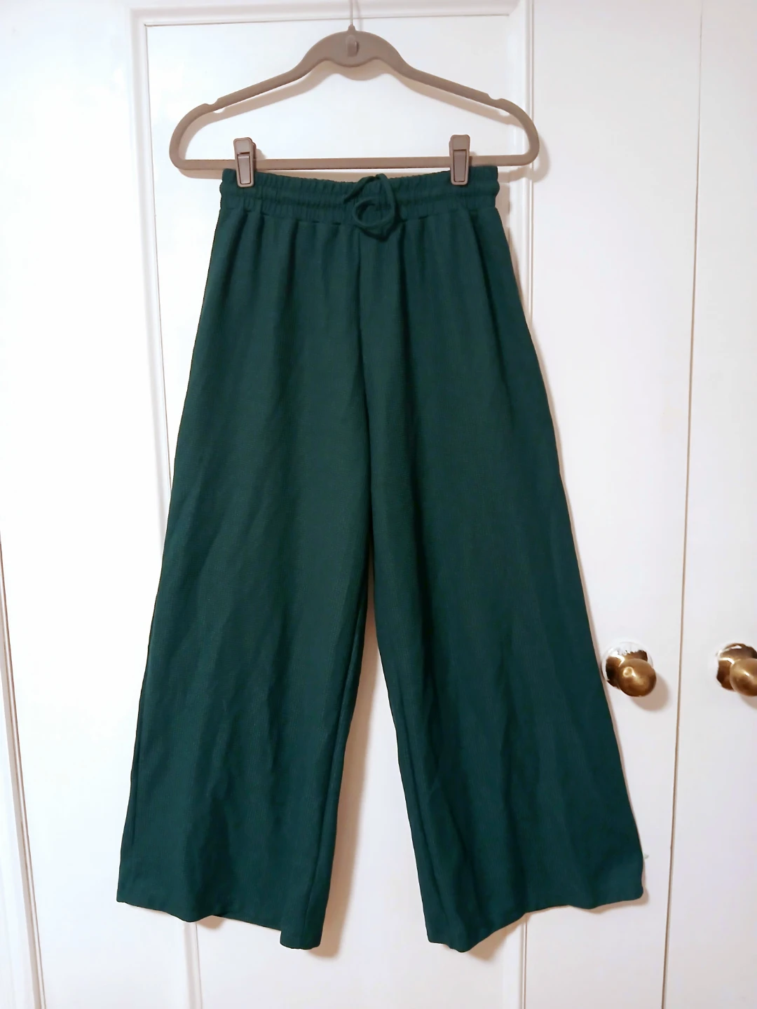 Women Medium Valleygirl Green Wide Leg Pants